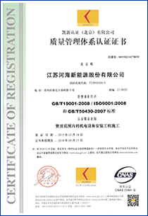 ISO9001證書